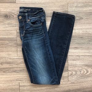 American Eagle Dark Wash Extra Long Jeans